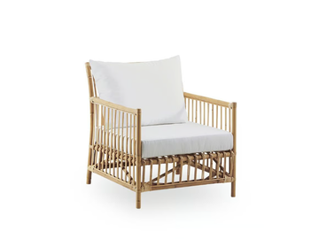 CAROLINE - Rattan easy chair with armrests by Sika Design - view 2